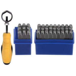 uxcell 36̃^X^sOLbg 1/8" (3 mm) (A-Z, 0-8, "&" V{) X`[^[p`vXc[ƃz_[  vX`bN ؍ v Vo[ɃX^v߂