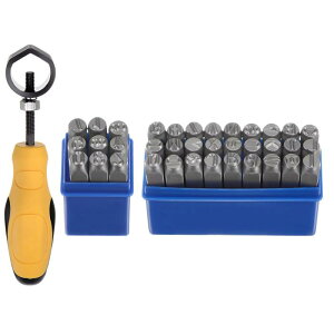 uxcell 36̋X^sOLbg 5/16" (8mm) (A-Z, 0-8, "&" V{) X`[^[p`vXc[ƃz_[  vX`bN ؍ v Vo[ɃX^v߂