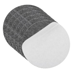 uxcell 6���Z�b�g �����v�x�[�X�t�F���g ���a4.5�C���`(��114mm) ����2mm �S���� �ی^ �\�t�g�t�F���g �Ƌ�p����~�߃p�b�h �Ǐ����E�e�[�u�������v�EDIY�N���t�g�p �O���[