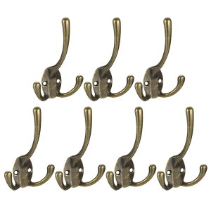 uxcell �Ǌ|���t�b�N 7�Z�b�g ���������� �O�{�܃��g���R�[�g�t�b�N �^�I�� �m�� �o�b�N�p�b�N �X�J�[�t �X�q�p �Ǌ|���t�b�N�i�u�����Y�F�j