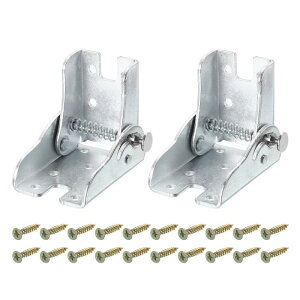 uxcell 2Zbg 90°ZtbLOqWbO e[ur xbhr Ƒp̐܂肽݋r Vo[