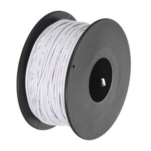 uxcell 24AWGC[ 24Q[WXghC[ PVCtbNAbvC[ d UL1007 Xv[߂C[ 30M/100ft zCg ڑC[ }p