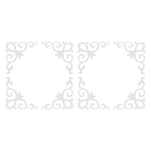 uxcell 8Zbg̎ȔSǊ|~[XebJ[ 20cm x 20cm̃ANDIYz[~[EH[fJ[ z[LrlbgǑp Vo[