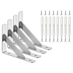 uxcell Iu Pbg 4Zbg 4" x 0.7" - XeX̊ȎOpu PbgƃlWt DIYe[uIp̎O\Lu Pbgi2mmj