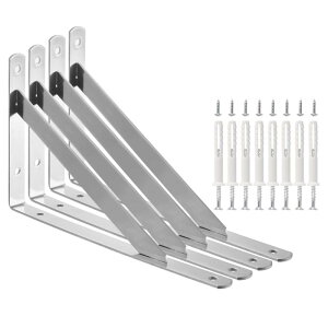 uxcell Iu Pbg 4Zbg 8" x 0.7" - XeX̊ȎOpu PbgƃlWt DIYe[uIp̎O\Lu Pbgi2mmj