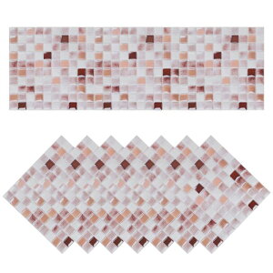 uxcell UCN^CXebJ[10Zbg 15x15cm̐`ǎȔSPVCǗ\XebJ[fJ[ Lb`  DIYNtgpiX^C10j