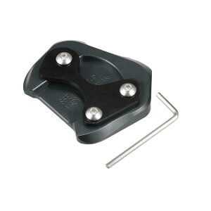X AUTOHAUX Hondaに対応 CB200X 2021-2022用 1セットのオートバイキックスタンドサイドスタンドプレートパッド アルミ合金製 チタンカラー