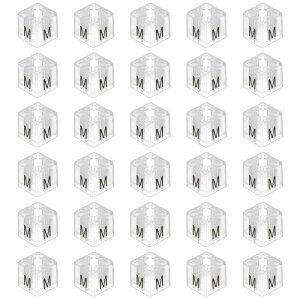 uxcell mnK[}[J[ MTCY ^O 0.24"bhɓK NAȎlp`ɍ K[gߗނ̃J[R[fBOp 100