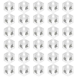 uxcell mnK[}[J[ 4XLTCY ^O 0.24"bhɓK NAȎlp`ɍ K[gߗނ̃J[R[fBOp 100