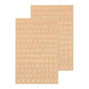 uxcell 2���̃��^�[���W���X�e�b�J�[ 3D ������A����Z�̃��[�Y���~�j�A���t�@�x�b�g�X�e�b�J�[ ���^���b�N�X�p�[�N�������啶�� ���W���l�C�� �X�N ���b�v�u�b�L���O 3 mm