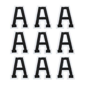 uxcell CCTV01: ���^�[�Ya�p�b�` �� �A�C�����œ\�� ���^�[�Ya �p�b�` �h�J�A�b�v���P�p�b�` 4.7cm/1.85 �ߗޏC�� �o�b�N�p�b�N �W�[���Y�p �z�b�g�����g�ڒ��܃v���Z�X 9����