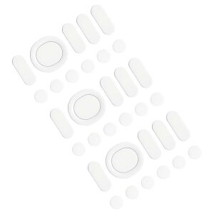 PATIKIL G304�Q�[�~���O�}�E�X�p�̊ۂ��Ȑ��G�b�W�}�E�X�t�B�[�g�X�P�[�g�p�b�h0.6mm�i�N���[�j���O�y�[�p�[�t���j�z���C�g11��/3�Z�b�g