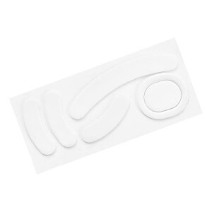 PATIKIL G PRO���C�����X�Q�[�~���O�}�E�X�p�̊ۂ��Ȑ��G�b�W�}�E�X�t�B�[�g�X�P�[�g�p�b�h0.8mm�i�N���[�j���O�y�[�p�[�t���j�z���C�g5�Z�b�g