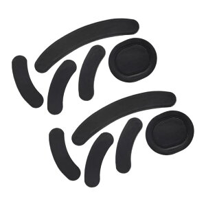 PATIKIL G PRO���C�����X�Q�[�~���O�}�E�X�p�̊ۂ��Ȑ��G�b�W�̃}�E�X�t�B�[�g�X�P�[�g�p�b�h0.8mm�i�N���[�j���O�y�[�p�[�t���j��5��/2�Z�b�g