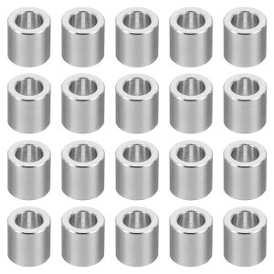 PATIKIL M6A~Xy[T[ 20 ^Xy[T[A~ Eh 6.2mm ID x 10mm OD x 10mm L  A~Xy[T[ 1/4"ID lWX^hIt 1/4"M6lW{g