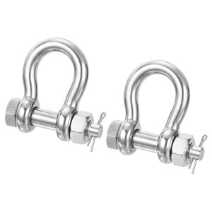 PATIKIL �V���b�N�� 9.5 mm 12 mm�{���g�t�� 2204lbs 2�� 316�X�e�����X�| D�����O�V���b�N�� ��������p �V���o�[