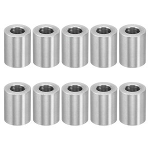 PATIKIL M6 �A���~�X�y�[�T�[ 10���� �A���~�j�E�����X�y�[�T�[ 6.2mm ���a x 12mm �O�a x 15.9mm ���� 5/8"�� �A���~�j�E�����X�y�[�T�[�X�N�����[�X�^���h�I�t ���E���h 1/4" M6�l�W�{���g�p