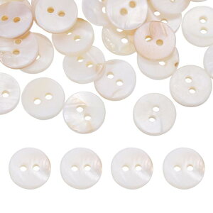 uxcell 100���� �V�R�L�k�{�^�� 9mm 2�� �^��L ��|�p�V�F���{�^�� �� �V���c �����s�[�X �ٖD DIY ����p �N���[���C�G���[ �J�[�L