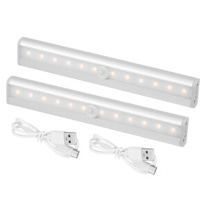 PATIKIL ����LED�K�i���C�g���[�V�����Z���T�[ 2�ď[�d�\�ȃJ�E���^�[���C�g�X�g���b�v �N���[�[�b�g �L�b�`�� �x�b�h���[�� �g������