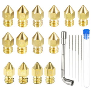 uxcell 243Dv^[mY M6Xbh̐^Jv^[mY 0.2mm 0.3 mm 0.4mm 0.5mm 0.6mm 0.8mm 1.0mm̃mY 5{̃N[jOj[ht