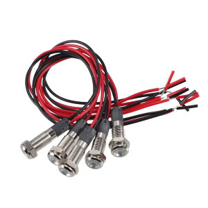 X AUTOHAUX 5 C[t6mm DC 3/4.5/5/6/7.5/9V ԗpCeALEDCWP[^[hMv zCg RV oX N[YDp 5