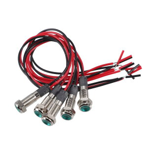 X AUTOHAUX 5Zbg 6mm DC 3/4.5/5/6/7.5/9V ԍڗpCeALEDCWP[^[ hMvi΁jC[t RVEoXEN[YDp