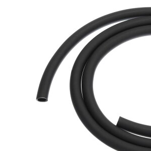 uxcell PVC Petrol Fuel Line Hose 3/16" x 5/16" 3.3ft Black for Chainsaws Lawn Mower String Trimmer Blowers Small Engines