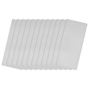 uxcell uN^J[h 100 mm x 50 mm N 201XeX| DIY[ U[ p 12 mm Vo[g[ 12