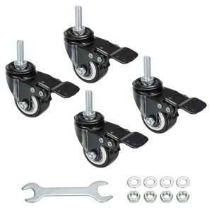 uxcell XCxlWtXeLX^[ M8x25mmlW PULX^[zC[ u[Lt 88|h̉׏d ƋJ[gp 38mm ubN 4