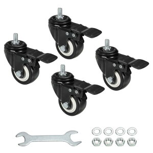 uxcell XCxlWtXeLX^[ M8x15mmlW PULX^[zC[ u[Lt 110|h̉׏d ƋJ[gp 50mm ubN 4