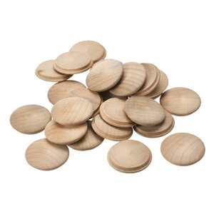 uxcell �ؐ��v���O 25�Z�b�g 40 x 35 mm - �u�i�ނ̃{�^���^�ؐ��v���O �˂����J�o�[ �K�i �֎q �Ƌ� �؍H�p�̑����I�Ȗؐ��J�o�[