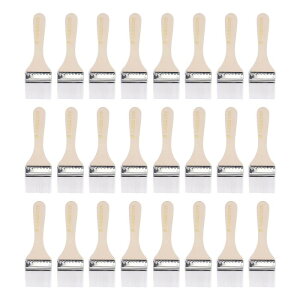 uxcell 24���� 6"�y�C���g�u���V 1.8"�� �\�t�g�ȃi�C�����тƖؐ��n���h���ŕ� �L���r�l�b�g �t�F���X�p�J���[�F�z���C�g