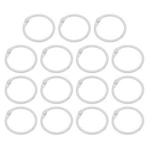 PATIKIL ���[�Y���[�t�o�C���_�[�����O 25 mm 15�� ���^���t���b�V���J�[�h ���{�����O �L�[�z���_�[ �����J�[�h �X�N���b�v�u�b�N�p �z���C�g