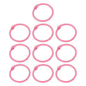 PATIKIL ���[�Y���[�t�o�C���_�[�����O 25 mm 10�� ���^���t���b�V���J�[�h ���{�����O �L�[�z���_�[ �����J�[�h �X�N���b�v�u�b�N�p �s���N