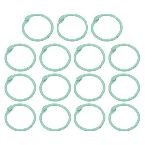 PATIKIL ���[�Y���[�t�o�C���_�[�����O 25 mm 15�� ���^���t���b�V���J�[�h ���{�����O �L�[�z���_�[ �����J�[�h �X�N���b�v�u�b�N�p �~���g��