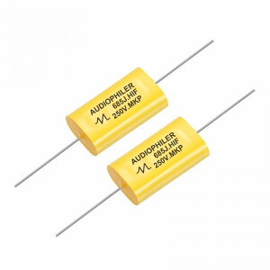 uxcell 2���� 6.8uF �����g�����R���f���T 288V �I�[�f�B�I�X�s�[�J�[�p ���ɐ��|���v���s���� MKP�t�B�����R���f���T
