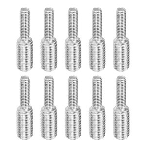 PATIKIL M3x0.5-M5x0.8 �����˂��X�^�b�h�X�N�����[�{���g 10�� 304�X�e�����X�|���b�h�{���g �l�W���f���[�T�[�A�_�v�^�[ �Ƌ����p 20 mm����