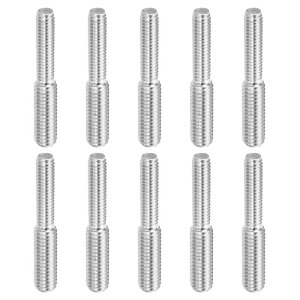 PATIKIL M4x0.7-M5x0.8 �����˂��X�^�b�h�X�N�����[�{���g 10�� 304�X�e�����X�|���b�h�{���g �l�W���f���[�T�[�A�_�v�^�[ �Ƌ����p 30 mm����