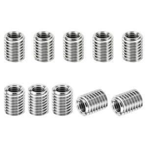 PATIKIL �X���b�h�A�_�v�^�[�X���[�u���f���[�V���O�i�b�g 10��M12*1.75���X����M8*1.25�I�X�ւ̏C���p�C���T�[�g�i�b�g�X�N�����[���f���[�T�[�R���o�[�W�����X�e�����X�X�`�[���t�@�X�i�[15mm