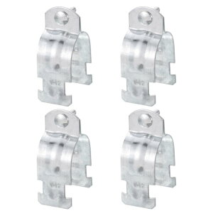 uxcell 1-3/8"EMT�X�g���b�g�N�����v �X�`�[���� �����R���W�b�g����уp�C�v�p 4�Z�b�g ���j�o�[�T��EMT�X�g���b�g�N�����v �{���g�ƃi�b�g�t�� �����R���W�b�g�����EMT�p