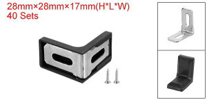 uxcell L^AOuPbg  vX`bN 28x28x17 mm IR[i[u[Xv[g lWt Lrlbg HIp ubN 80