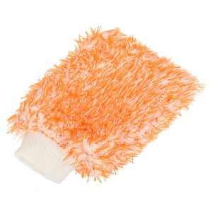 uxcell �}�C�N���t�@�C�o�[�E�H�b�V���~�b�g �u�����h �E�H�b�V���u�� �X�N���b�` �t���[ �_�X�e�B���O�O���[�u �n�E�X�N���[�j���O�p �I�����W �z���C�g