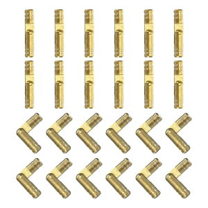 uxcell Ȃ^Jo[ qW ^JBqW ܂肽݃T|[g ~` BMqW WG[{bNXp 5 x 25 mm 24