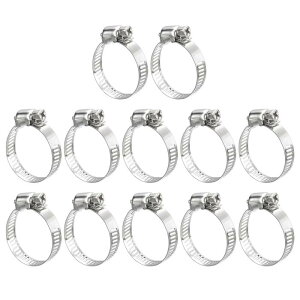 uxcell EH[zC[z[XJt 18mm - 32mm \ XeX| z[XNv Duct Clamp z[X z X[u Rzǂ̌ŒɎgp 12