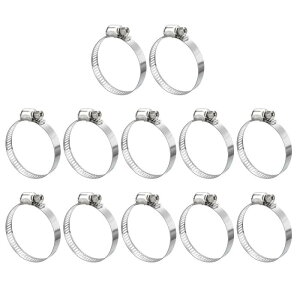 uxcell EH[zC[z[XJt 32mm - 44mm \ XeX| z[XNv Duct Clamp z[X z X[u Rzǂ̌ŒɎgp 12