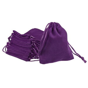 PATIKIL �x���x�b�g�o�b�O �h���[�X�g�����O�o�b�O 10cm x 12cm �M�t�g�o�b�O�@�A�N�Z�T���[�p�E�` �p�[�v�� �N���X�}�X�p�@�p�[�e�B�[�p�@���َq�p�@10��