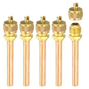 PATIKIL 1/4C` SAE x 6mm OD x 50mm Xe x 68mm L T[rXANZXou 5 [UANZXou + RAуLbv[o[ GARⓀp