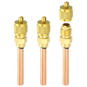 PATIKIL 1/4C` SAE x 6mm OD x 50mm Xe x 76mm L T[rXANZXou 3 [UANZXou + RAуLbv[o[ GARⓀp