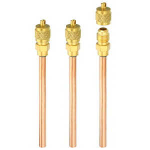 PATIKIL 1/4C` SAE x 6mm OD x 50mm Xe x 119mm L T[rXANZXou 3 [UANZXou + RAуLbv[o[ GARⓀp