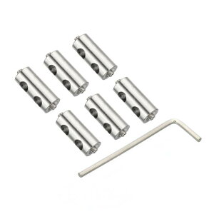 PATIKIL 25x11 mm ���C���[���[�v�N���b�v�Z�b�g 6 mm�z�[�� 6�� �| �_�u���z�[�� ���b�N�P�[�u���N�����v�N���b�v M4x0.7�Z�p�l�W�X�p�i�t�� �P�[�u��DIY�p �V���o�[